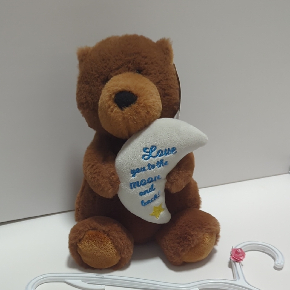 BNWT Brown Teddy Bear 🧸 I Love You To The Moon And Back